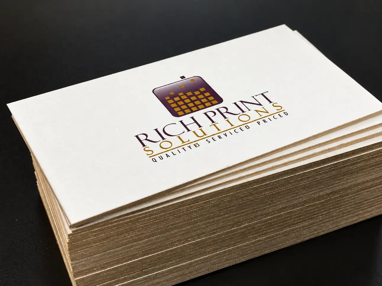 Business card stack